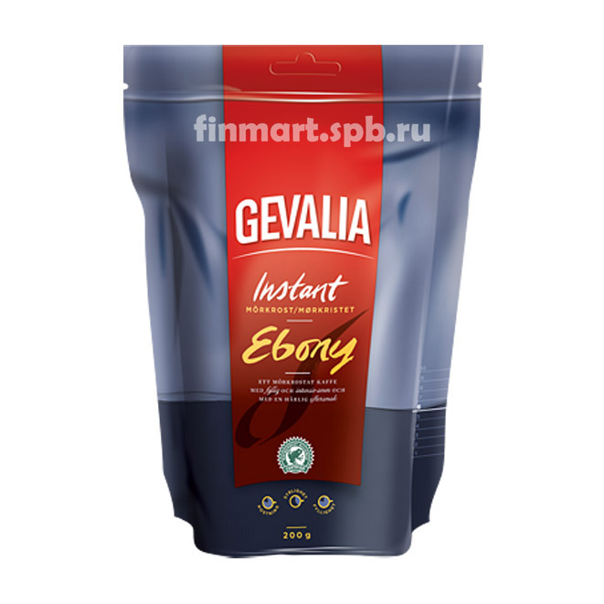 Растворимый кофе Gevalia Instant Ebony - 200 гр.