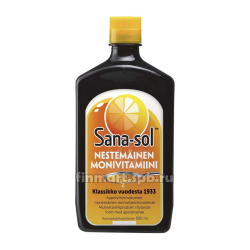 Мультивитаминный сироп Sana-sol Monivitamiini (Сана-сол) - 500 мл._1