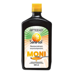 Мультивитаминный сироп Sana-sol Monivitamiini (Сана-сол) - 500 мл._0