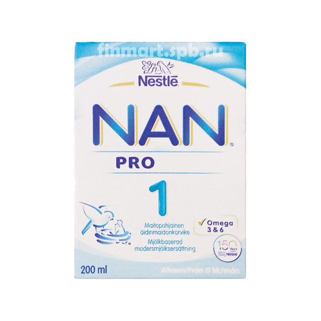 Детское питание Nestle NAN 1 Pro (НАН 1 готовая смесь) - 200 мл.