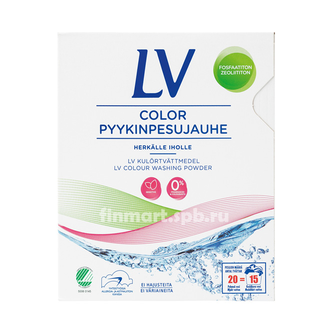 Стиральный порошок LV рesujauhe color (гипоаллергенный) - 750 гр.