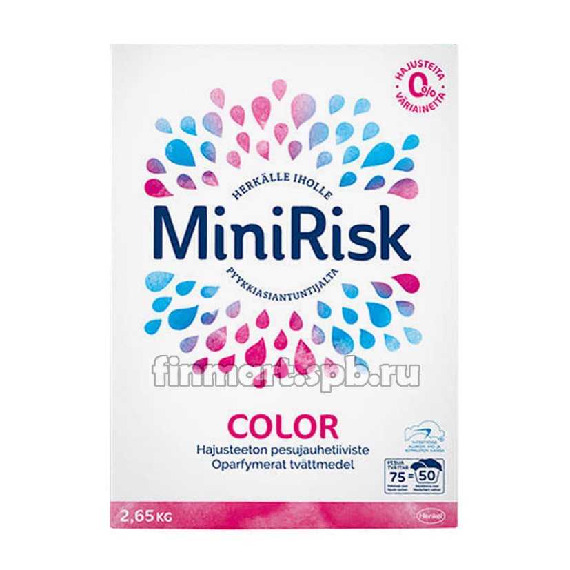 Стиральный порошок Mini Risk Color - 2,65 кг.