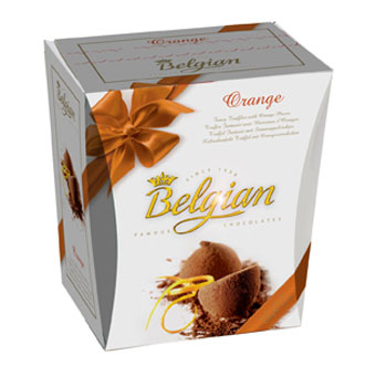Шоколадные трюфели Belgian Fancy Truffles Orange - 200 гр.