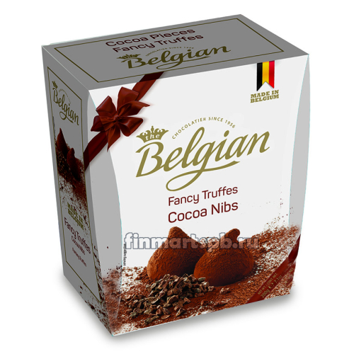 Шоколадные трюфели Belgian Fancy Truffles Cocoa Nibs