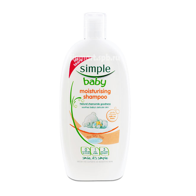 Шампунь Simply baby moisturising shampoo - 300 мл.
