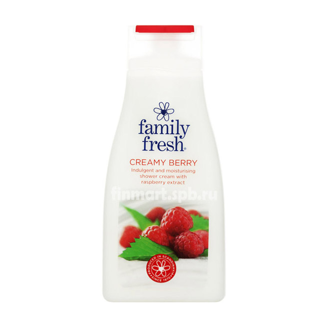 Крем-гель для душа Family Fresh Creamy berry - 500 мл.