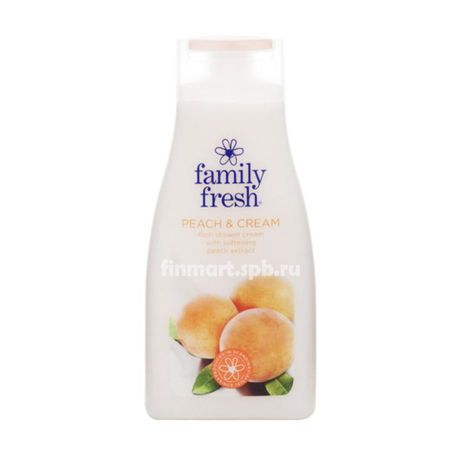 Гель для душа Family Fresh Peach&Cream (с экстрактом персика) - 500 мл.