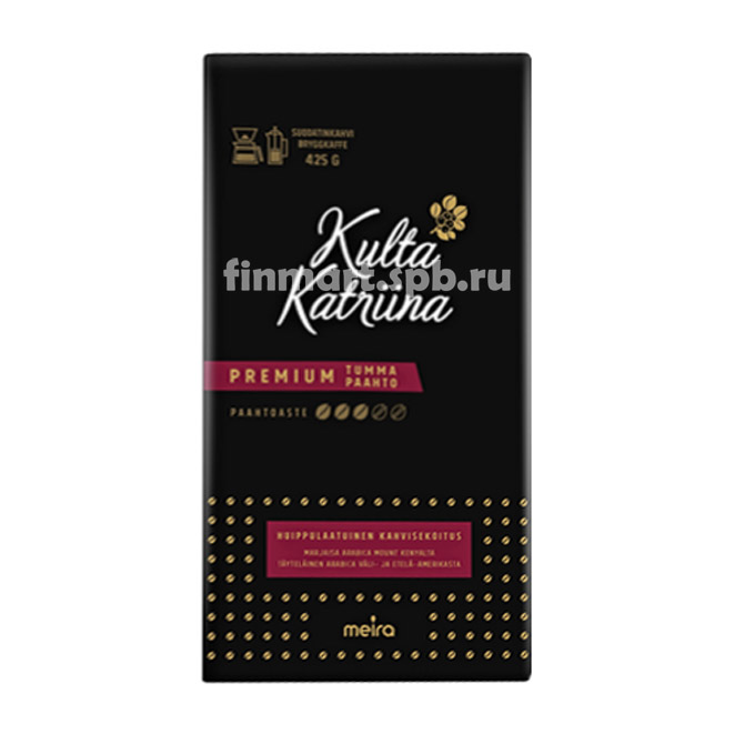 Кофе молотый Kulta Katrina Premium (средняя обжарка) - 425 гр.