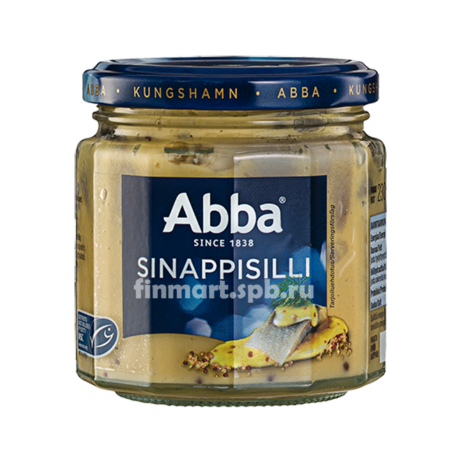 Селедка в горчичном соусе ABBA Sinappisilli - 230 гр