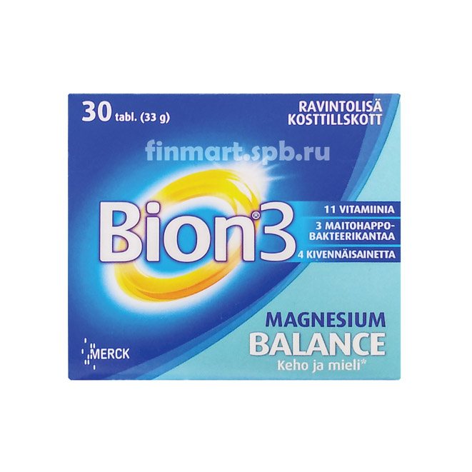 Витамины Bion 3 Magnesium Balance - 30 таб.