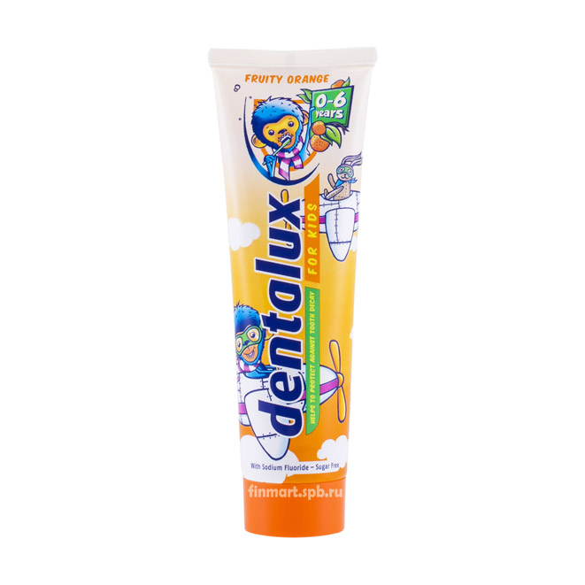 Зубная паста Dentalux for Kids (fruty orange) - 100 мл.