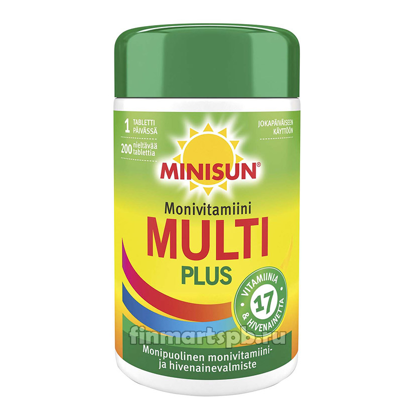 Поливитамины Minisun Multivitamin Multi Plus (Минисан мульти плюс)