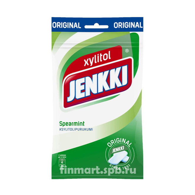 Жевательная резинка Jenkki Original Spearmint - 100 гр.