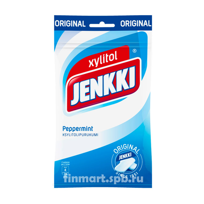 Жевательная резинка Jenkki Original Peppermint - 100 гр.