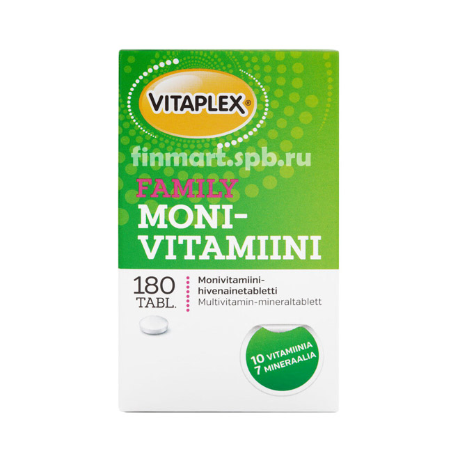 Поливитамины для всей семьи Vitaplex Family - 180 шт.