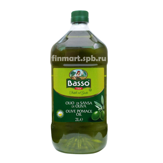 Оливковое масло Basso olio di sansa di oliva - 2 л.