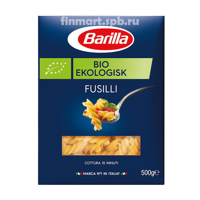 Макароны органические Barilla Bio Ekologisk Fusilli - 500 гр.