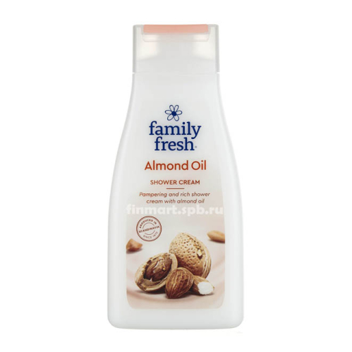 Крем-гель для душа Family Fresh Almond Oil (с миндалём) - 500 мл.