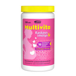 Витамины для беременных и кормящих Multivita Raskaus ja Imetys - 120 таб._0