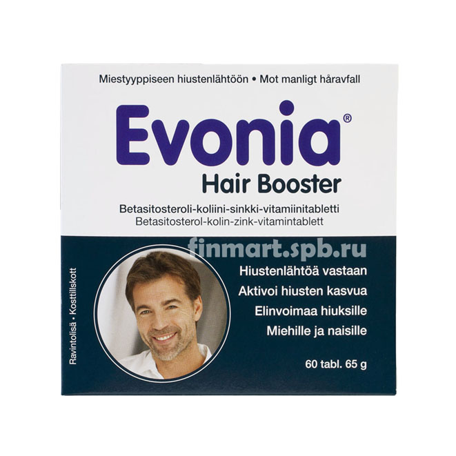 Витамины для роста волос Evonia Hair Booster - 60 шт.