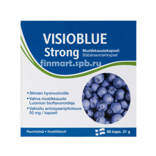 Витамины для глаз Visioblue Strong - 60 капсул.
