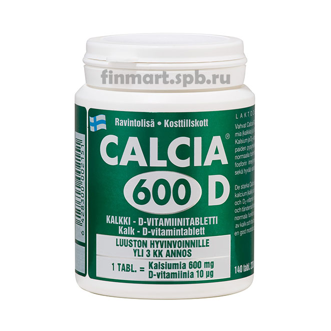 Calcia 600 + витамин D - 140 таб.