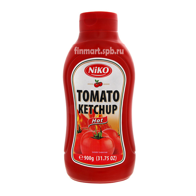 Кетчуп Niko Tomato Ketchup Hot (острый) - 900 мл.