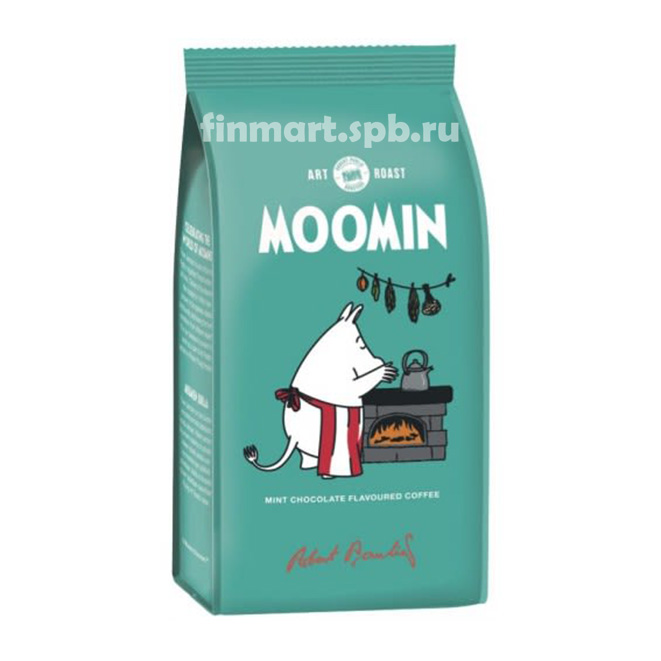 Кофе молотый Moomin Mint Chocolate (c мятным ароматом) - 200 гр.