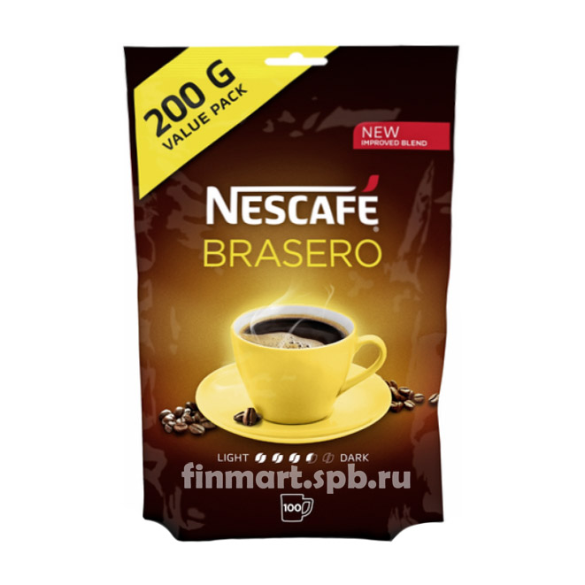 Растворимый кофе Nescafe Brasero (Нескафе бразеро) - 200 гр.