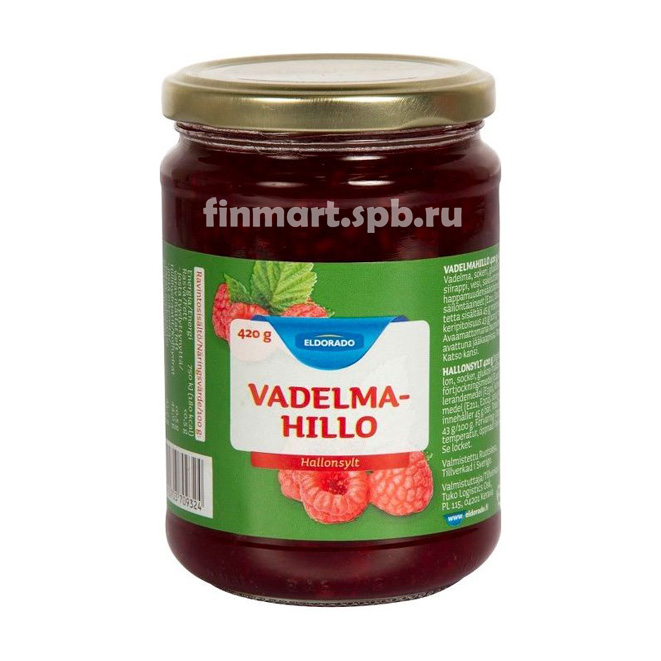 Варенье малиновое Eldorado vadelmahillo - 420 гр.