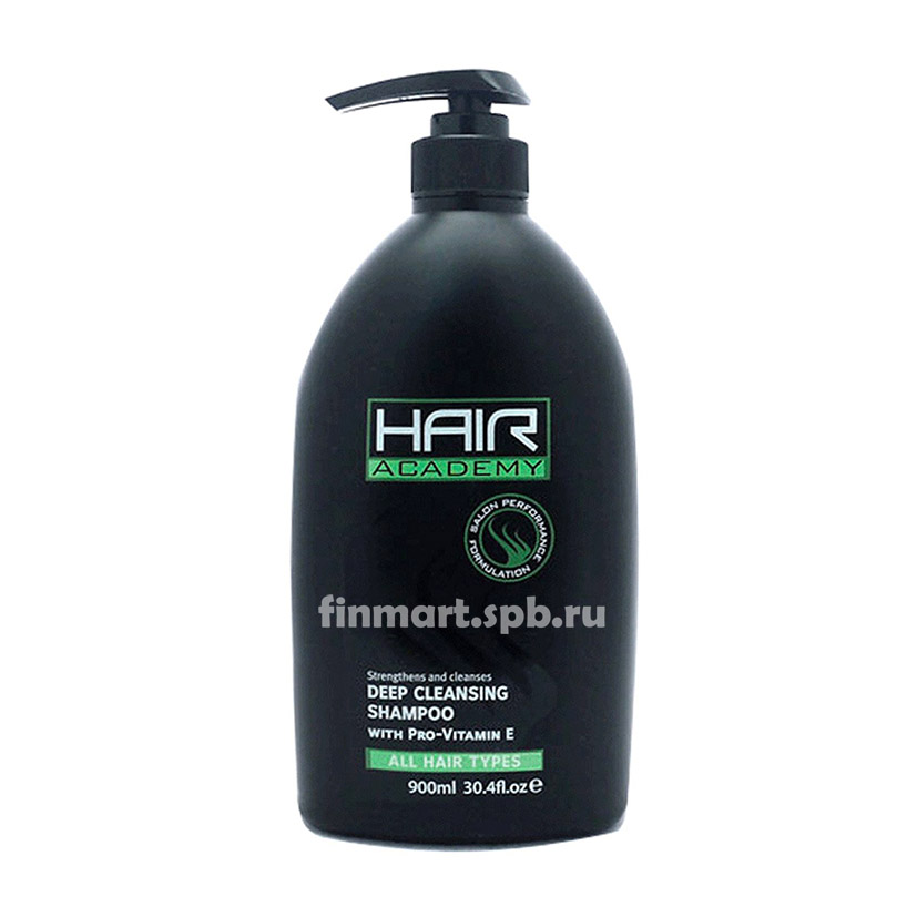 Шампунь Hair Academy deep cleasing shampoo (для всех типов волос) - 900 мл.