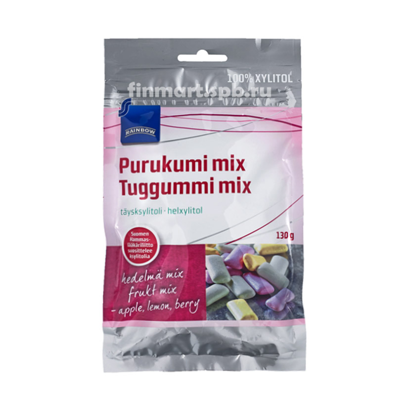 Жевательная резинка Rainbow Purukumi Mix (ягодное ассорти) - 130 гр.