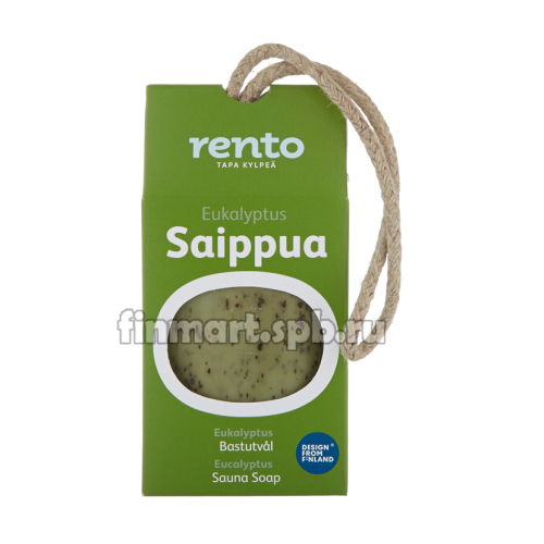 Мыло для бани и сауны Rento Eukalyptus saippua (эвкалипт) - 150 гр.