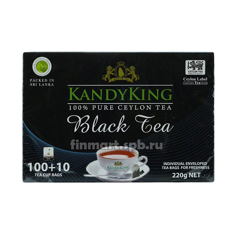 Чёрный чай Kandyking Black Label tea - 110 пак.