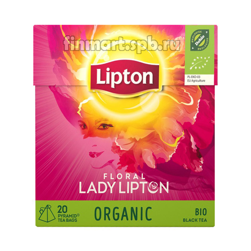 Черный чай Lipton floral lady lipton (органический) - 20 пак.