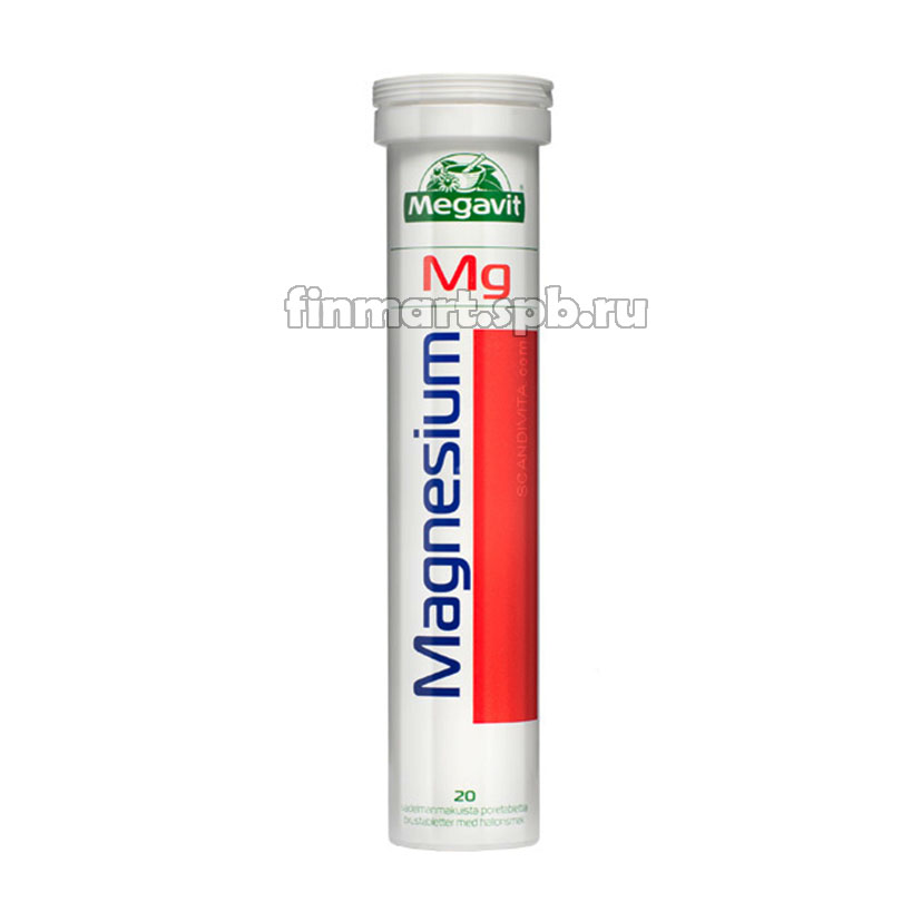 Витамины с магнием Megavit Magnesium - 20 таб.