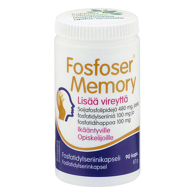 Витамины для улучшения памяти Fosfoser Memory (Фосфосер мемори) , 90 шт.