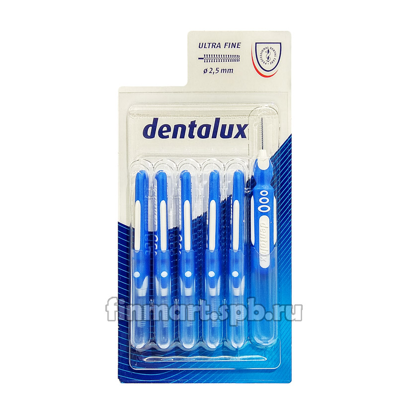 Ершики для зубов Dentalux Ultra fine (2.5 мм) - 6 шт.