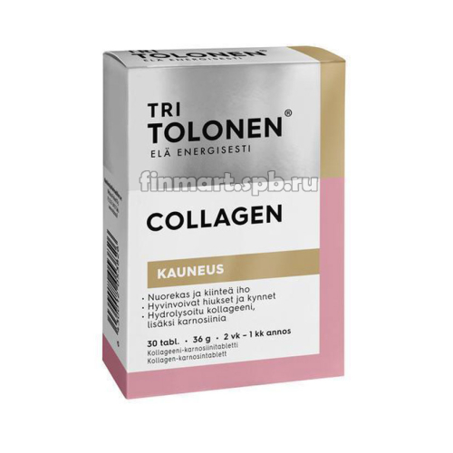 Витамины с коллагеном Tri Tolonen Collagen - 30 таб.
