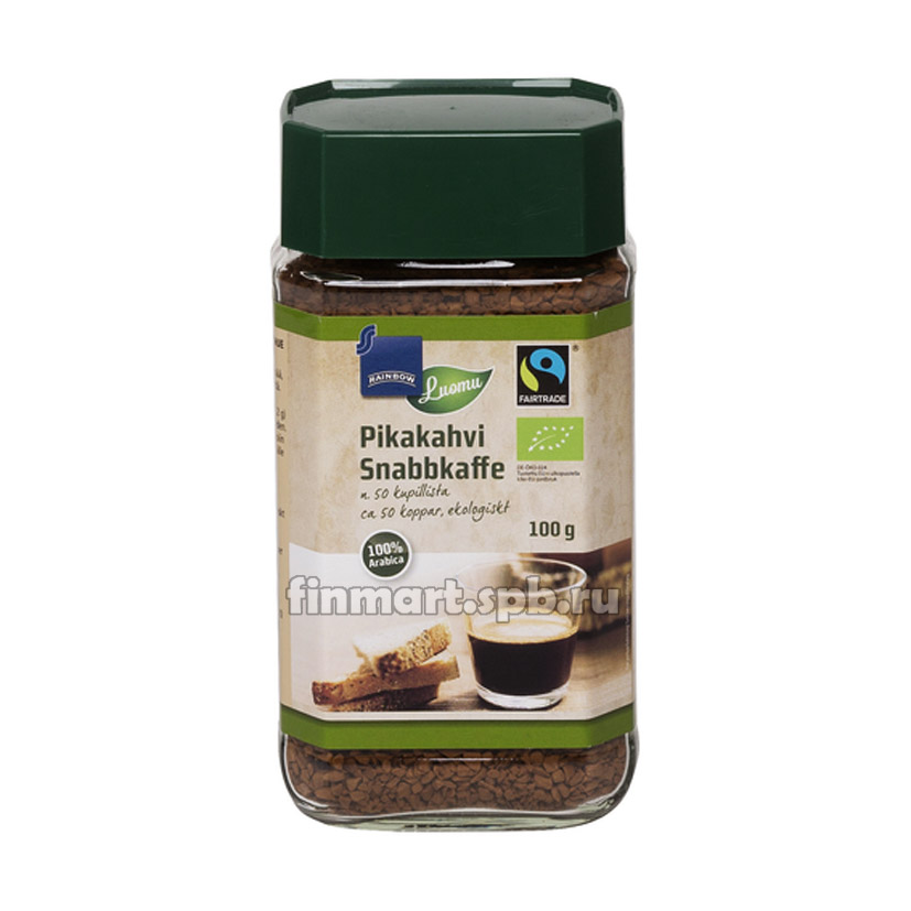 Растворимый кофе Rainbow pikakahvi (органический) - 100 гр.