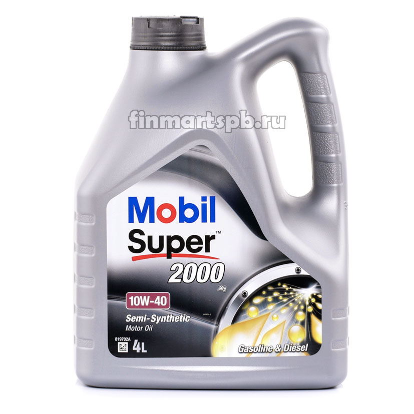 Моторное масло Mobil 1 Super 2000 10w-40 (gasoline & diesel) - 4 л.