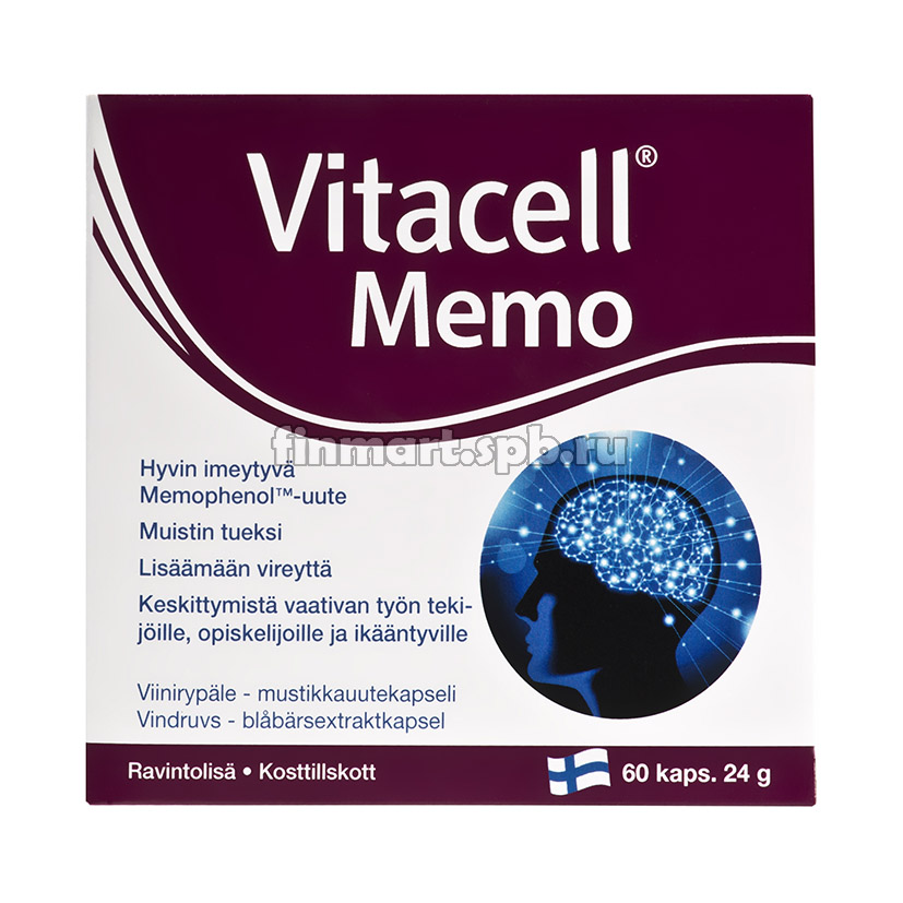 Витамины для памяти Vitacell Memo - 60 шт.