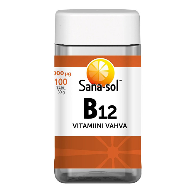 Витамины Sana Sol vahva B12 - 100 таб.