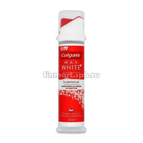 Зубная паста Colgate Max White (тюбик помпа) - 100 мл.
