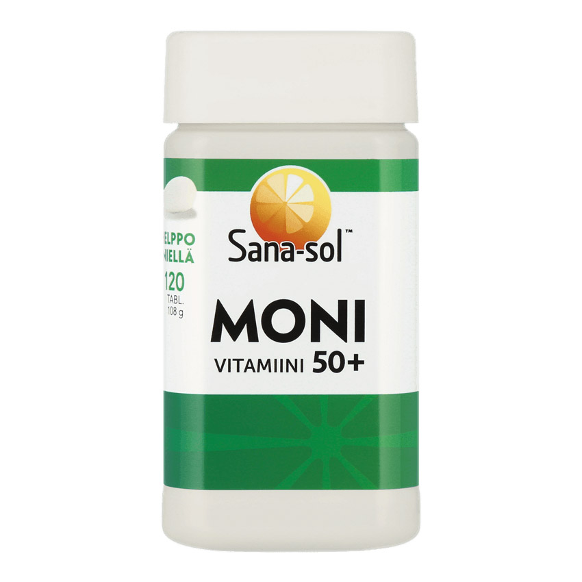 Поливитамины Sana-sol (Сана сол) MoniVitamiini 50+ - 120 шт.