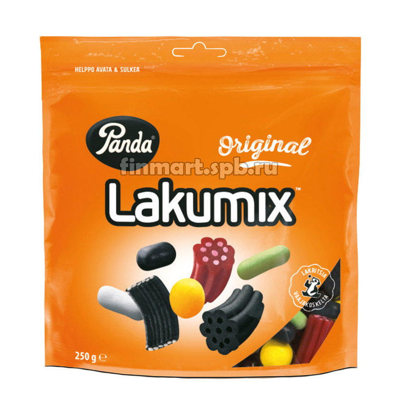 Лакричные конфеты Panda Lakumix original - 250 гр.