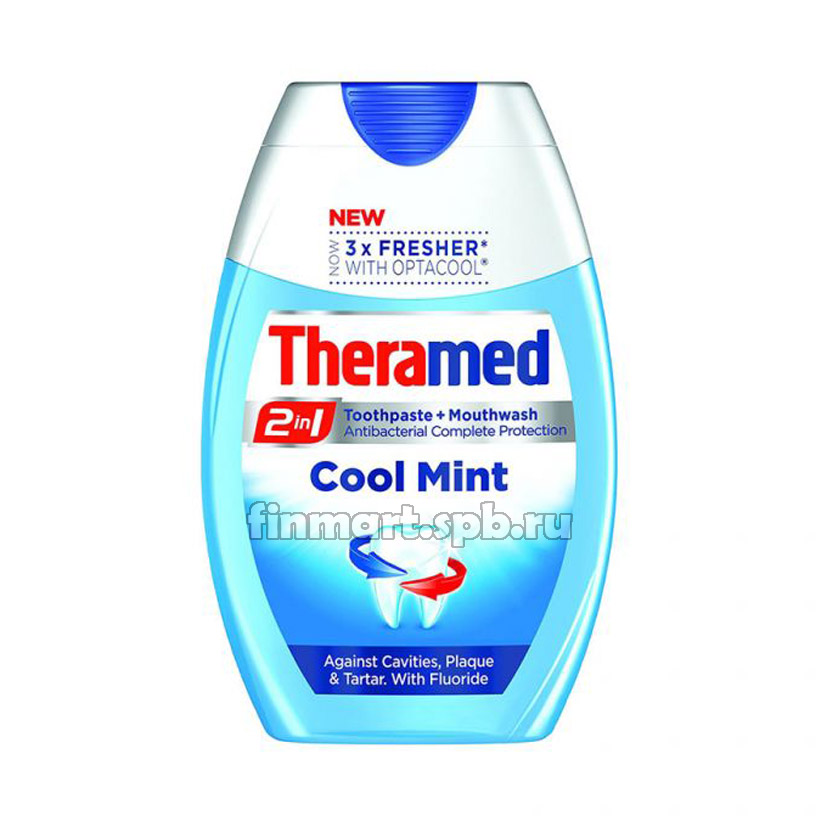 Зубная паста Theramed Cool mint 2in1 - 75 мл.