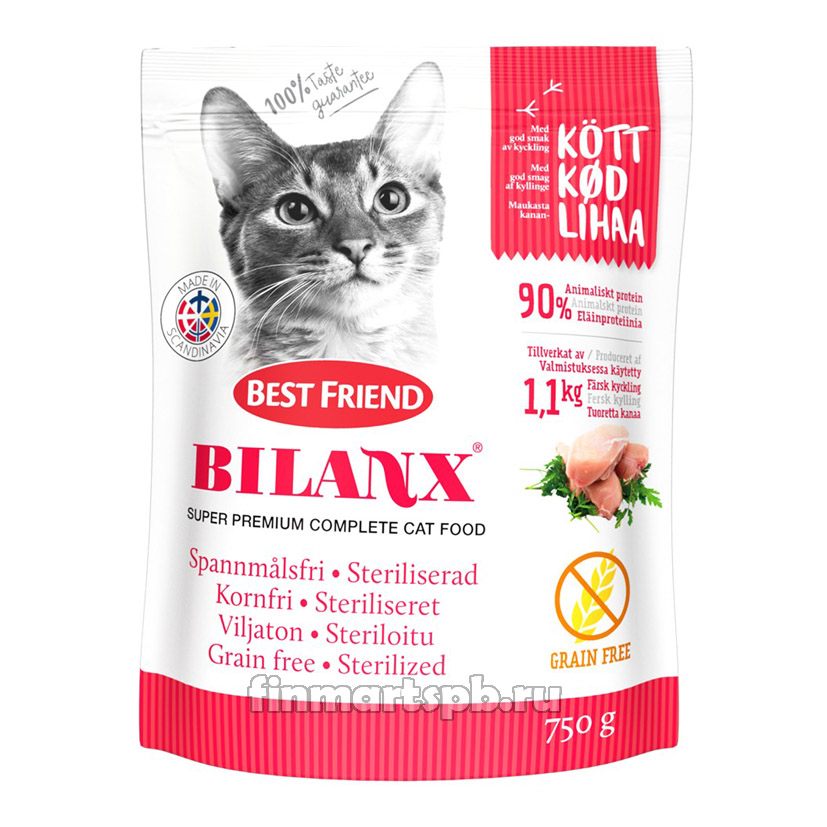 Best Friend Bilanx Chicken Grain free - без зерновой (лосось)