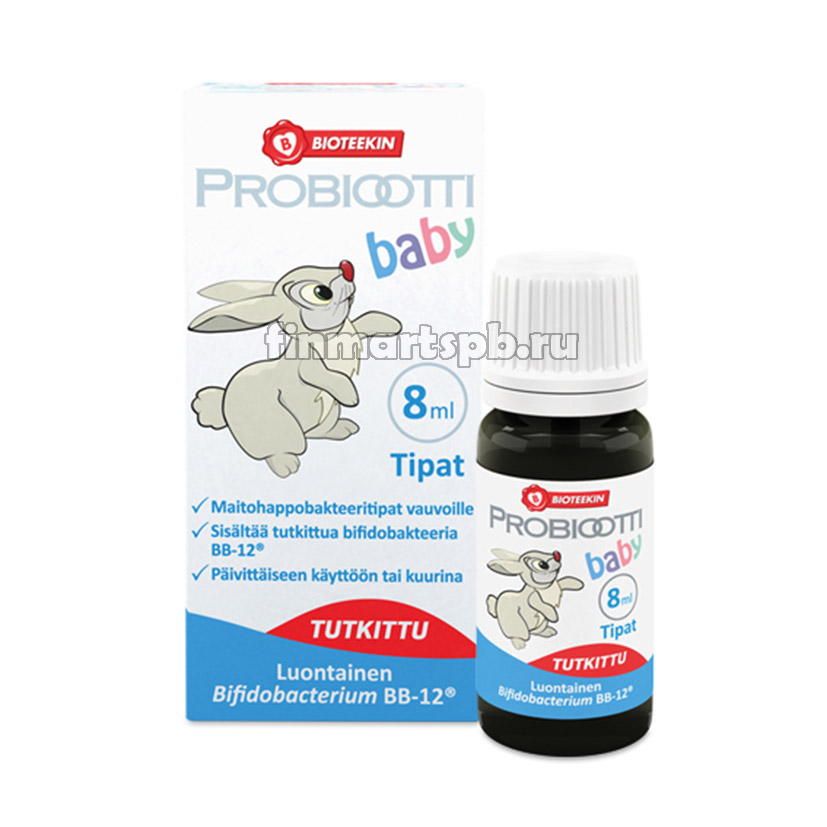 Bioteekin Probiootti baby tipat - 8 мл.
