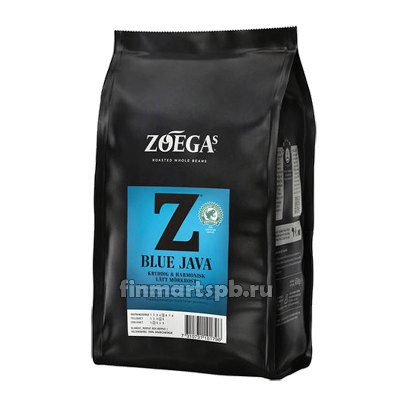 Кофе в зёрнах Zoegas Blue java - 450 гр.